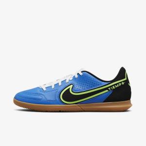 Botas de fútbol Nike Tiempo Legend 9 Club IC Indoor-Court Mujer Azules Claro Verde Claro Marrones Negras | NK597WOZ