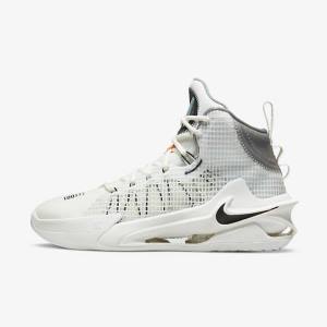 Zapatillas Baloncesto Nike Air Zoom G.T. Jump Hombre Blancas Negras Blancas | NK608GMZ