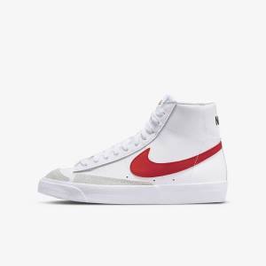 Zapatillas Baloncesto Nike Blazer Mid 77 Older Niños Blancas Azules Negras Rojas | NK510QMF