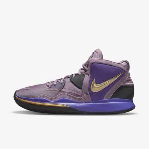 Zapatillas Baloncesto Nike Kyrie Infinity Mujer Moradas Metal Doradas | NK029KPU