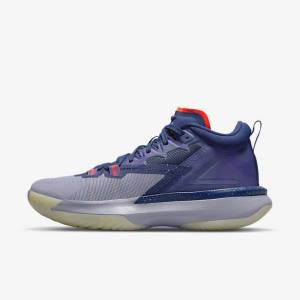 Zapatillas Baloncesto Nike Zion 1 ZNA Hombre Azules Moradas Indigo Rojas Claro | NK532LZT