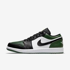 Zapatillas Jordan Nike Air Jordan 1 Low Hombre Verde Blancas Negras | NK179XPH