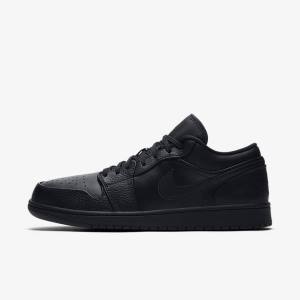 Zapatillas Jordan Nike Air Jordan 1 Low Hombre Negras | NK682QJI