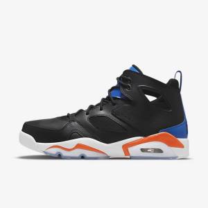 Zapatillas Jordan Nike Jordan Flight Club 91 Hombre Negras Azul Real Blancas Naranjas | NK295PNZ