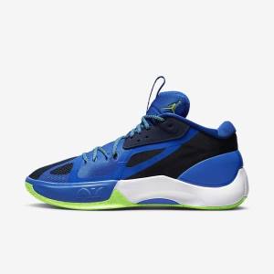 Zapatillas Jordan Nike Jordan Zoom Separate Hombre Azul Marino Azules Blancas Verde | NK472GYP