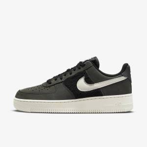 Zapatillas Nike Air Force 1 Mujer Negras Beige Claro | NK718REW