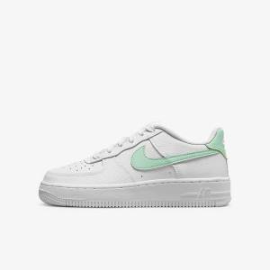 Zapatillas Nike Air Force 1 Older Niños Blancas Verde Menta | NK901XJF