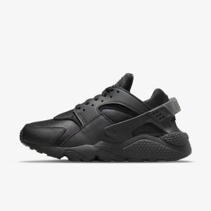 Zapatillas Nike Air Huarache Mujer Negras Gris Oscuro | NK953IWH