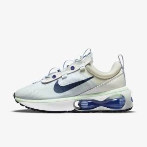 Zapatillas Nike Air Max 2021 Mujer Blancas Verde Obsidian | NK583NBO