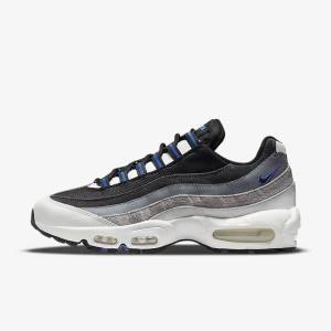 Zapatillas Nike Air Max 95 Hombre Negras Gris Oscuro Azules | NK197WDG