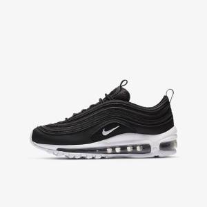 Zapatillas Nike Air Max 97 Older Niños Negras Blancas | NK561MCP