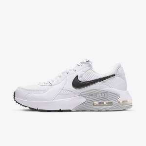 Zapatillas Nike Air Max Excee Mujer Blancas Plateadas Negras | NK045MOZ