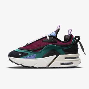 Zapatillas Nike Air Max Furyosa NRG Mujer Verde Rojas Negras | NK279GYK