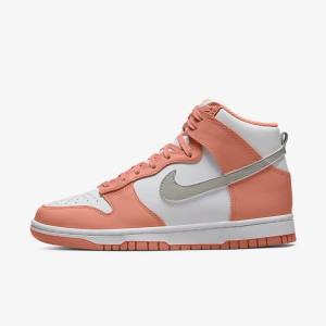 Zapatillas Nike Dunk High Mujer Rojas Blancas Verde Menta | NK528BQL