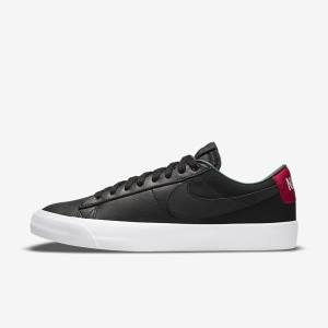 Zapatillas Nike SB Zoom Blazer Low Pro GT Premium Hombre Negras Rojas Negras | NK864RND