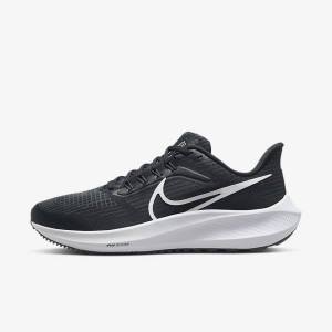 Zapatillas Running Nike Air Zoom Pegasus 39 Carretera Mujer Negras Gris Oscuro Blancas | NK148UJO