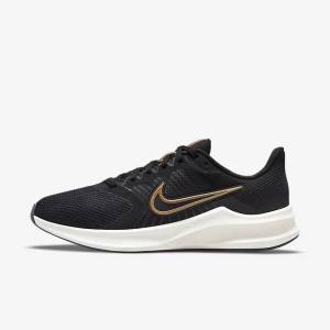 Zapatillas Running Nike Downshifter 11 Carretera Mujer Negras Gris Oscuro Metal Cobra | NK416ETW