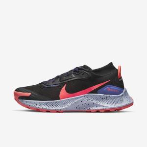 Zapatillas Running Nike Pegasus Trail 3 GORE-TEX Impermeables Trail Mujer Negras Mango Claro Rojas | NK429RSZ