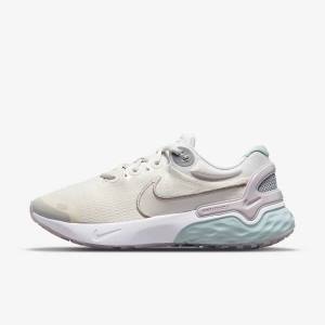 Zapatillas Running Nike Renew Run 3 Premium Carretera Mujer Metal Gris | NK971WFS