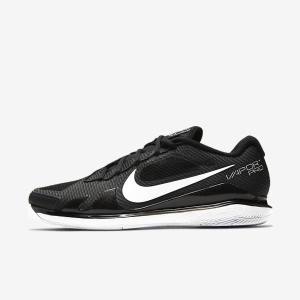 Zapatillas Tenis Nike NikeCourt Air Zoom Vapor Pro Hard-Court Hombre Negras Blancas | NK819UZA