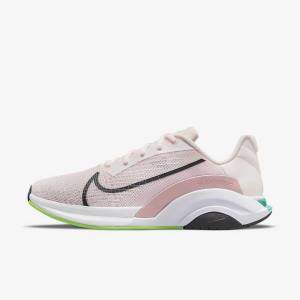 Zapatillas Training Nike ZoomX SuperRep Surge Endurance Class Mujer Rosas Claro Verde Negras | NK497JRL