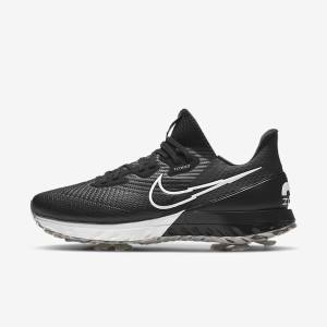 Zapatos De Golf Nike Air Zoom Infinity Tour Mujer Negras Blancas | NK421NPM