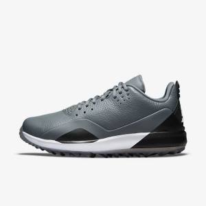 Zapatos De Golf Nike Jordan ADG 3 Hombre Gris Negras Blancas | NK243XFR